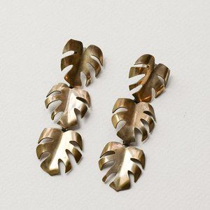 Monstera Earrings